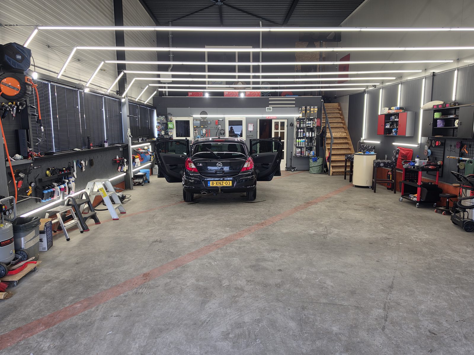 Overzicht van onze werkplaats